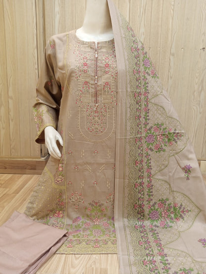 DHANAK Winter Collection Embroidered 3PC Suits