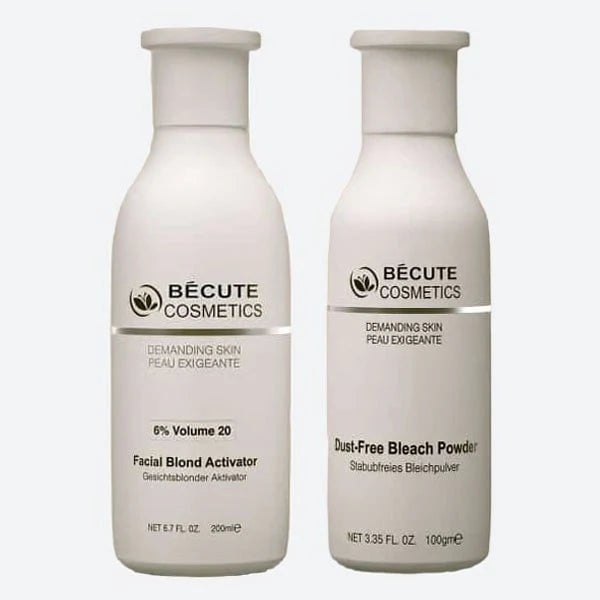 Becute Skin Polish Set – Radiant Glow with Becute Bleach Powder & Facial Blonde Activator