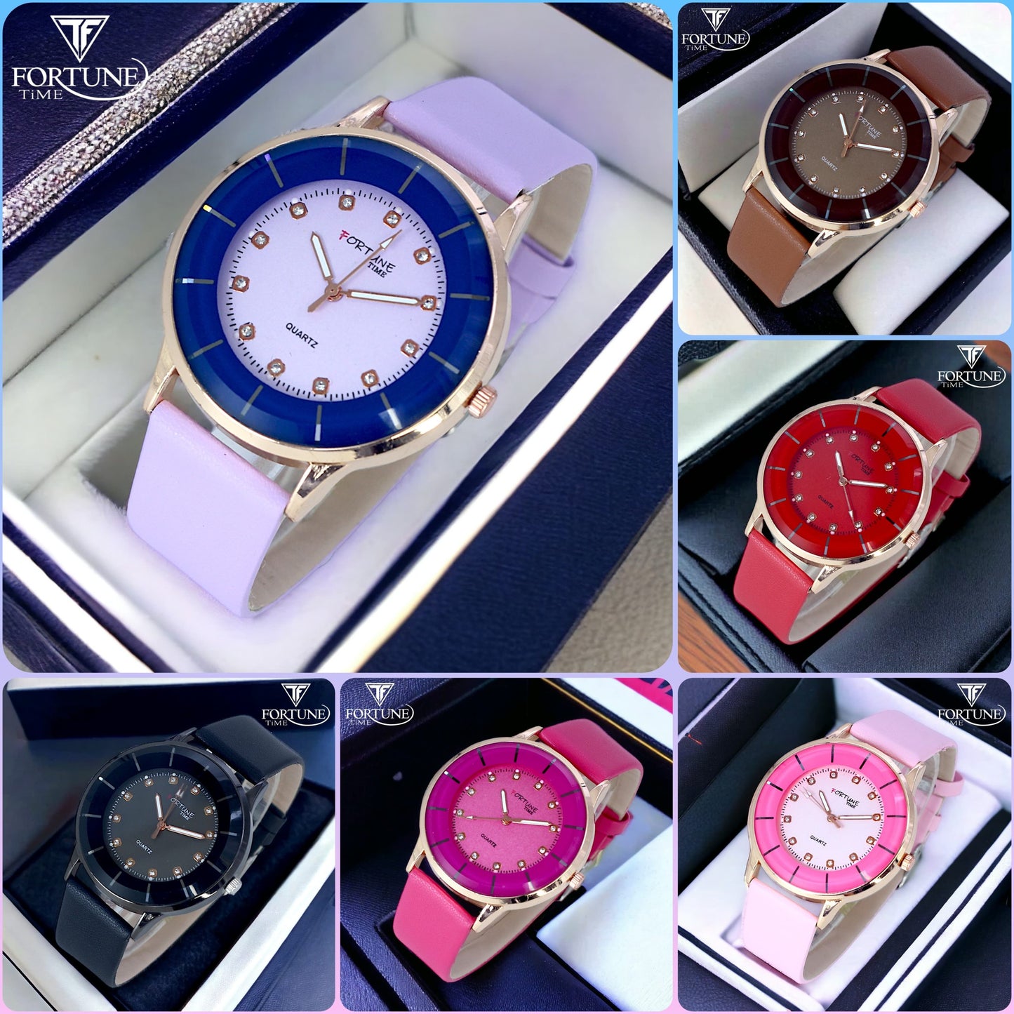 Fortune Times FTC Ladies Quartz Analog Wrist Watch