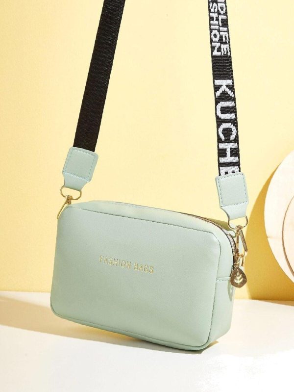 Girl’s PU Leather Printed Shoulder Bag