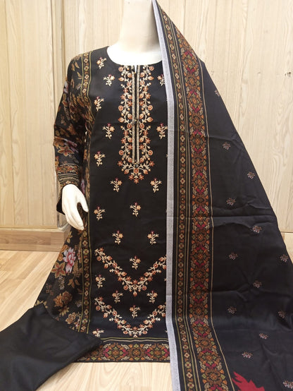 DHANAK Winter Collection Embroidered 3PC Suits